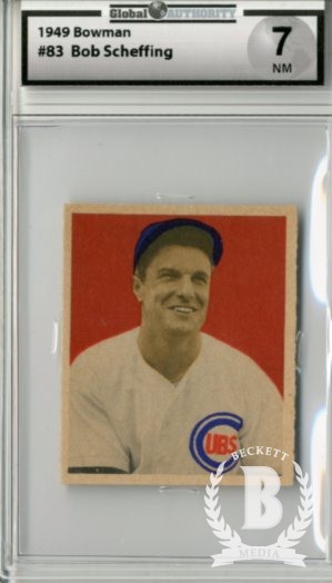 1949 Bowman #83A Bob Scheffing NNOF RC