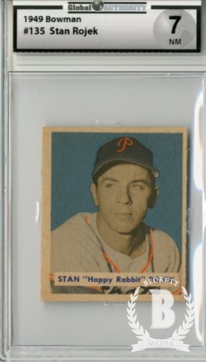 1949 Bowman #135 Stan Rojek RC