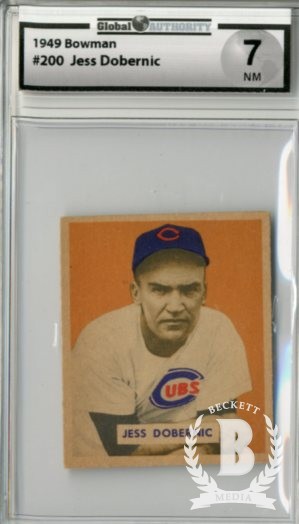 1949 Bowman #200 Jess Dobernic RC