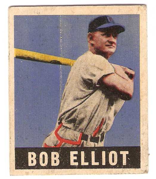 1949 Leaf #65 Bob Elliott UER