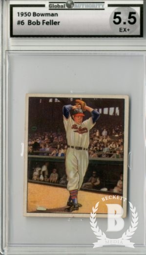 1950 Bowman #6 Bob Feller