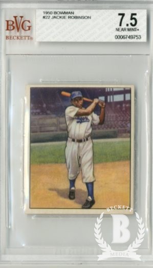 1950 Bowman #22 Jackie Robinson