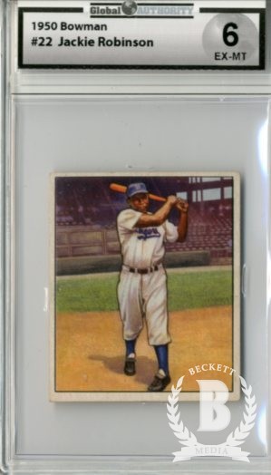 1950 Bowman #22 Jackie Robinson
