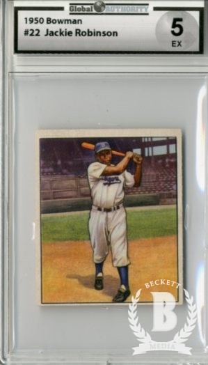 1950 Bowman #22 Jackie Robinson
