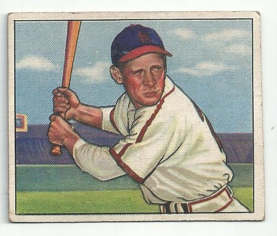 1950 Bowman #36 Eddie Kazak RC