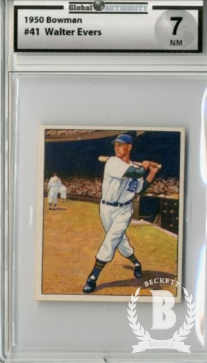 1950 Bowman #41 Hoot Evers