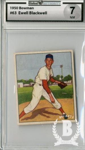 1950 Bowman #63 Ewell Blackwell