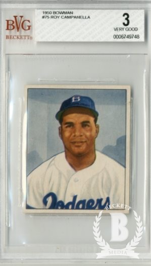 1950 Bowman #75 Roy Campanella