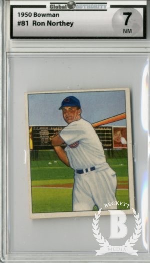 1950 Bowman #81 Ron Northey