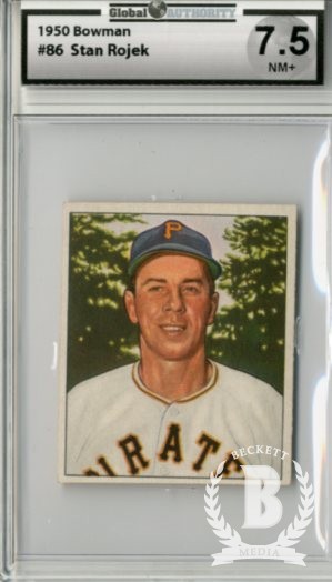 1950 Bowman #86 Stan Rojek