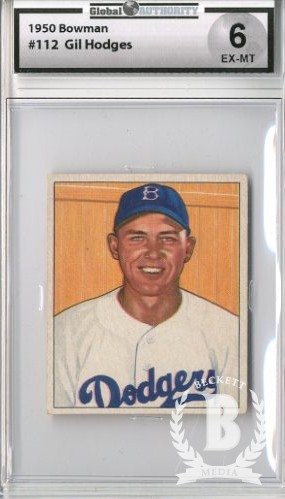 1950 Bowman #112 Gil Hodges