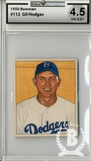1950 Bowman #112 Gil Hodges