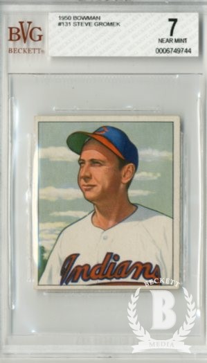1950 Bowman #131 Steve Gromek