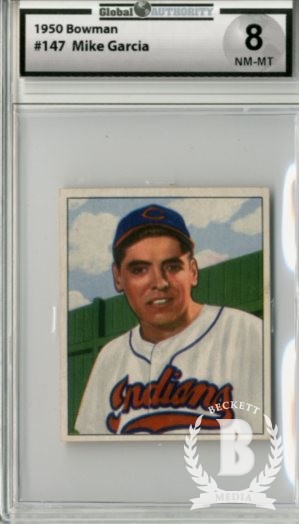 1950 Bowman #147 Mike Garcia RC