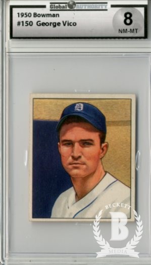 1950 Bowman #150 George Vico