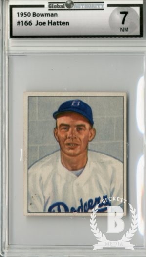 1950 Bowman #166 Joe Hatton