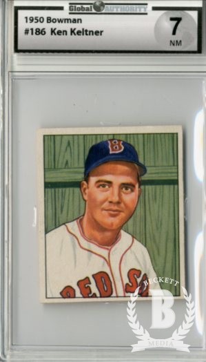 1950 Bowman #186 Ken Keltner