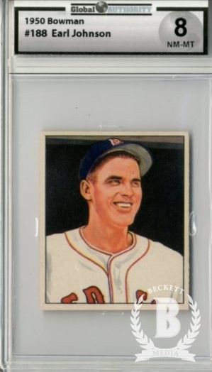 1950 Bowman #188 Earl Johnson