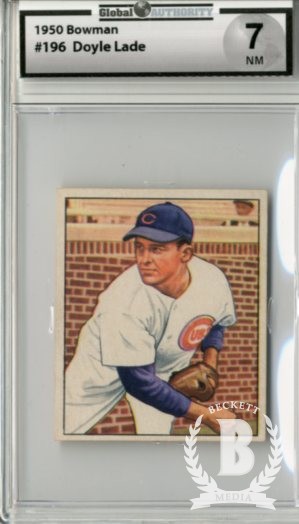 1950 Bowman #196 Doyle Lade