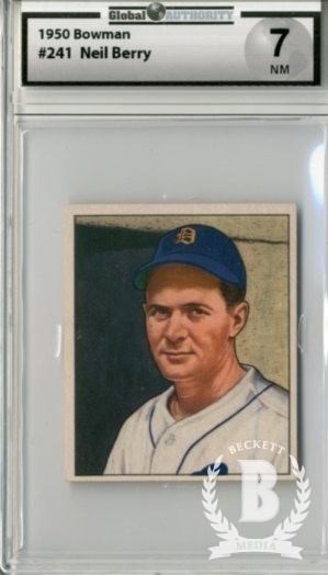 1950 Bowman #241 Neil Berry RC