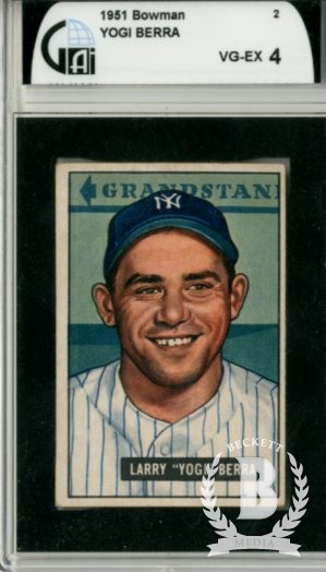 1951 Bowman #2 Yogi Berra