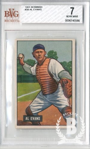 1951 Bowman #38 Al Evans