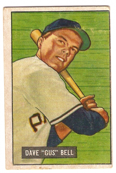1951 Bowman #40 Gus Bell RC