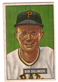 1951 Bowman #63 Bob Dillinger front image