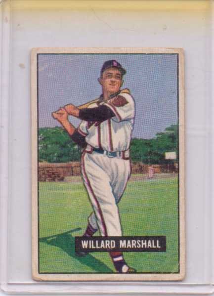 1951 Bowman #98 Willard Marshall