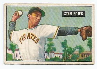1951 Bowman #166 Stan Rojek