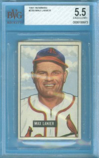 1951 Bowman #230 Max Lanier front image
