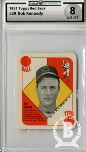 1951 Topps Red Backs #29 Bob Kennedy RC