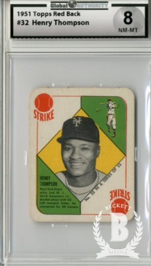 1951 Topps Red Backs #32 Henry Thompson
