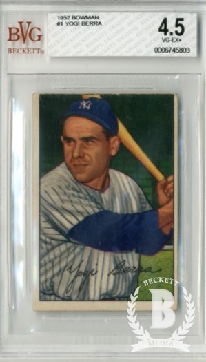 1952 Bowman #1 Yogi Berra