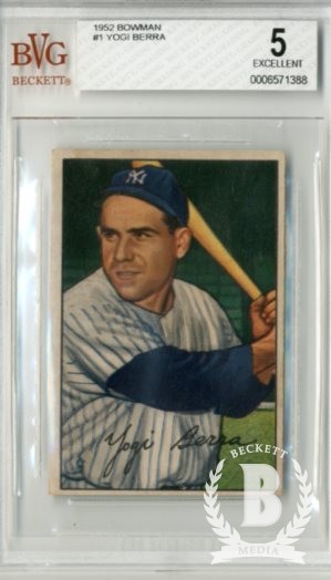1952 Bowman #1 Yogi Berra