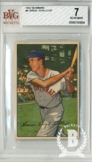 1952 Bowman #6 Virgil Stallcup