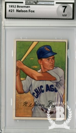 1952 Bowman #21 Nellie Fox