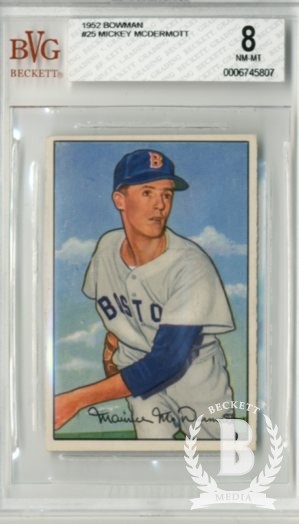 1952 Bowman #25 Mickey McDermott