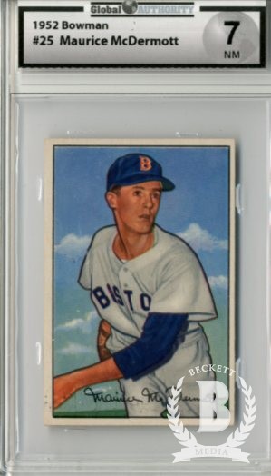 1952 Bowman #25 Mickey McDermott