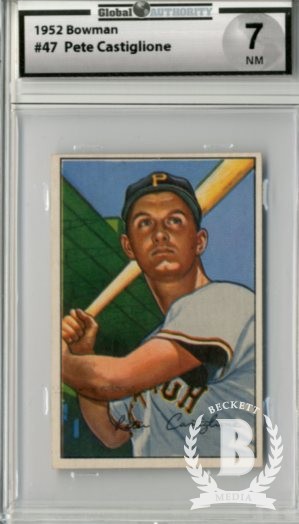 1952 Bowman #47 Pete Castiglione