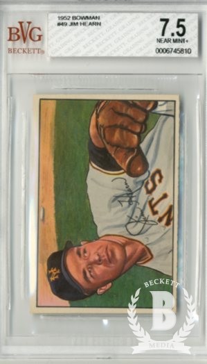 1952 Bowman #49 Jim Hearn