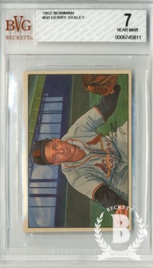 1952 Bowman #50 Gerry Staley
