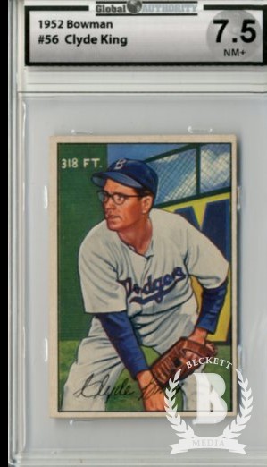 1952 Bowman #56 Clyde King