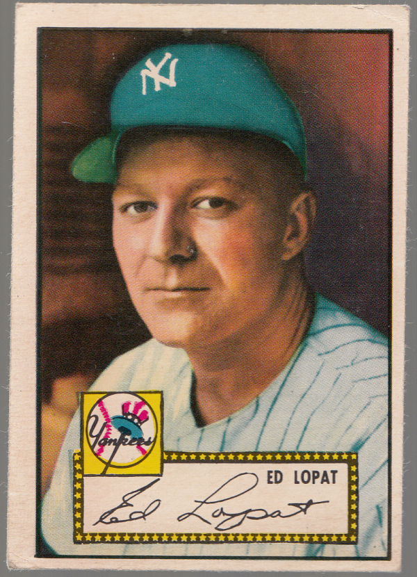 1952 Topps #57 Ed Lopat