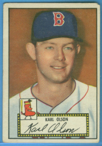 1952 Topps #72 Karl Olson RC front image