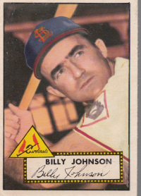 1952 Topps #83 Billy Johnson front image
