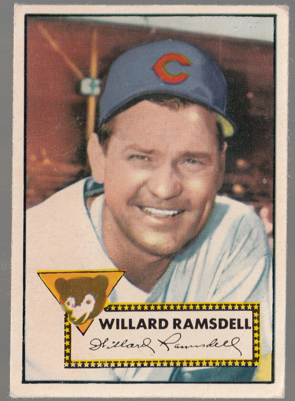 1952 Topps #114 Willard Ramsdell