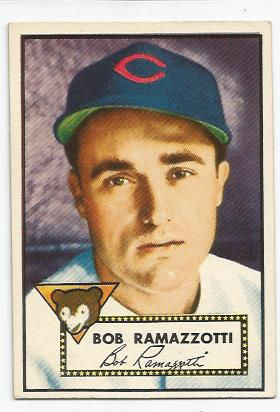 1952 Topps #184 Bob Ramazzotti