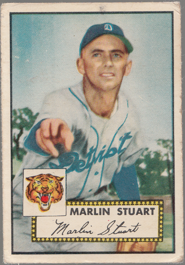 1952 Topps #208 Marlin Stuart RC