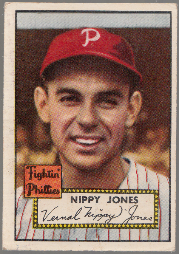 1952 Topps #213 Nippy Jones